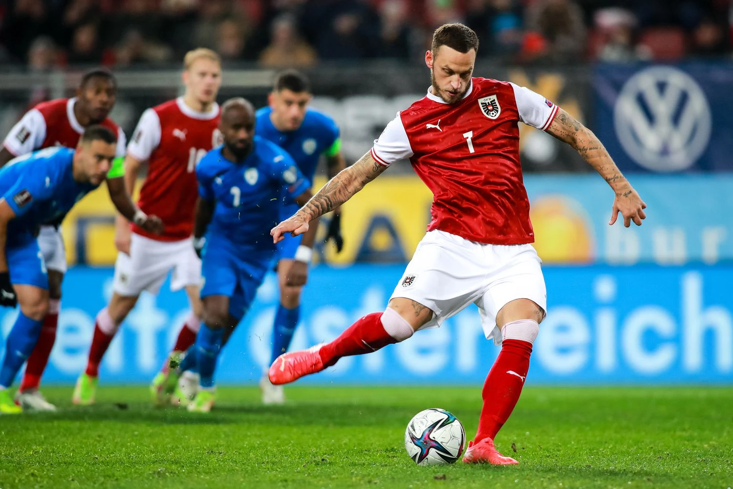 Arnautovic traf zum 1:1 per Elfmeter