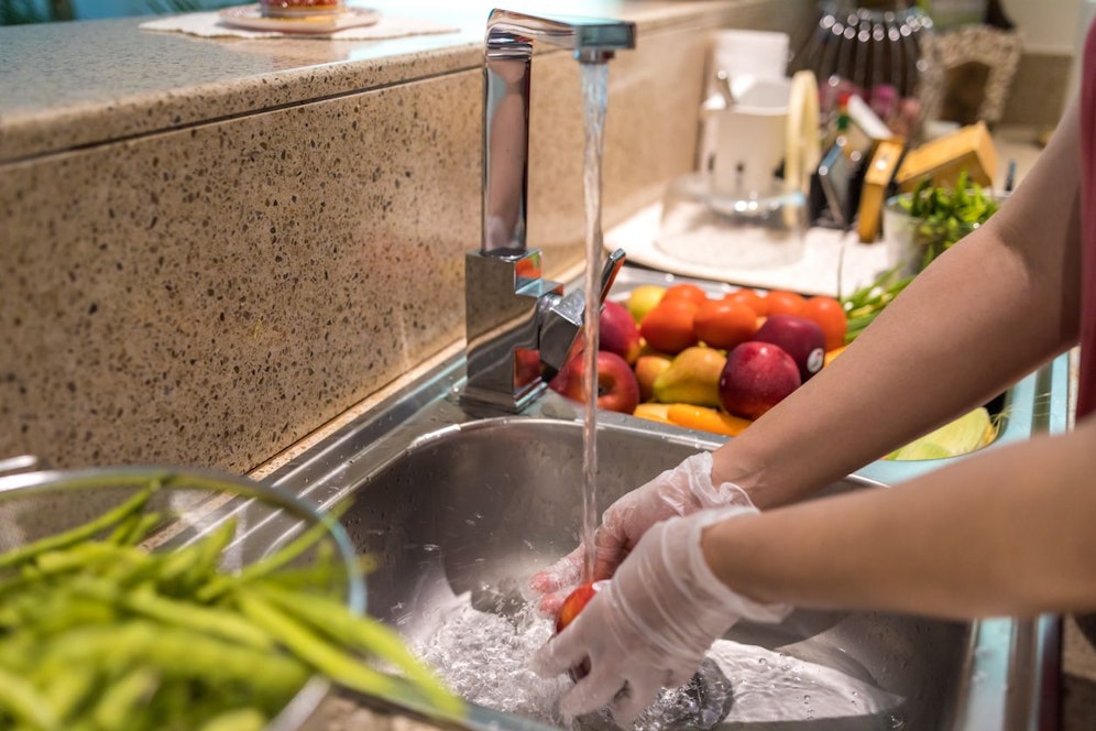 Sauberkeit ist oberstes Gebot beim Kochen.