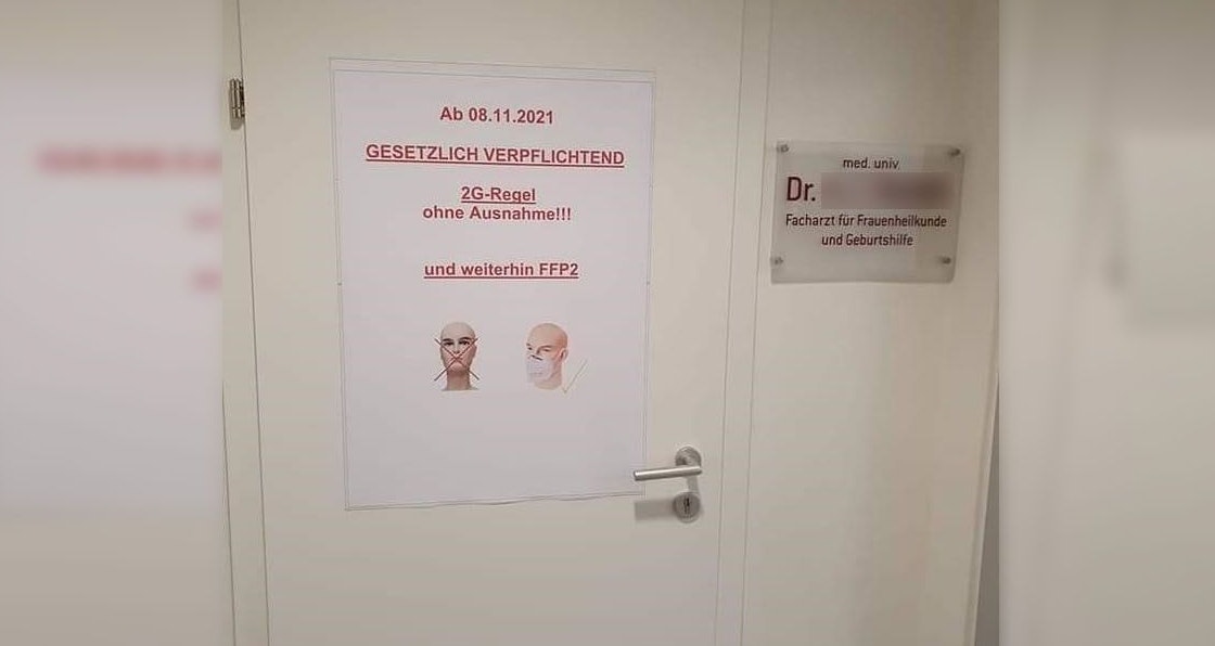 Der Frauenarzt setzt in seiner Ordination auf die 2G-Regel – und zwar ohne Ausnahmen.