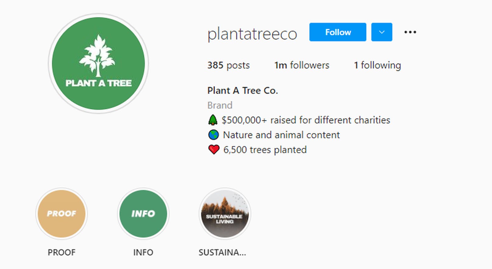Hinter der Aktion steckt die Organisation Plant A Tree Co.