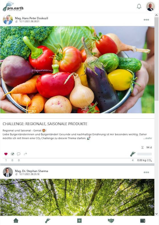 pro.earth verbindet Menschen im gemeinsamen Streben nach einem nachhaltigeren, CO2 einsparenden Leben.