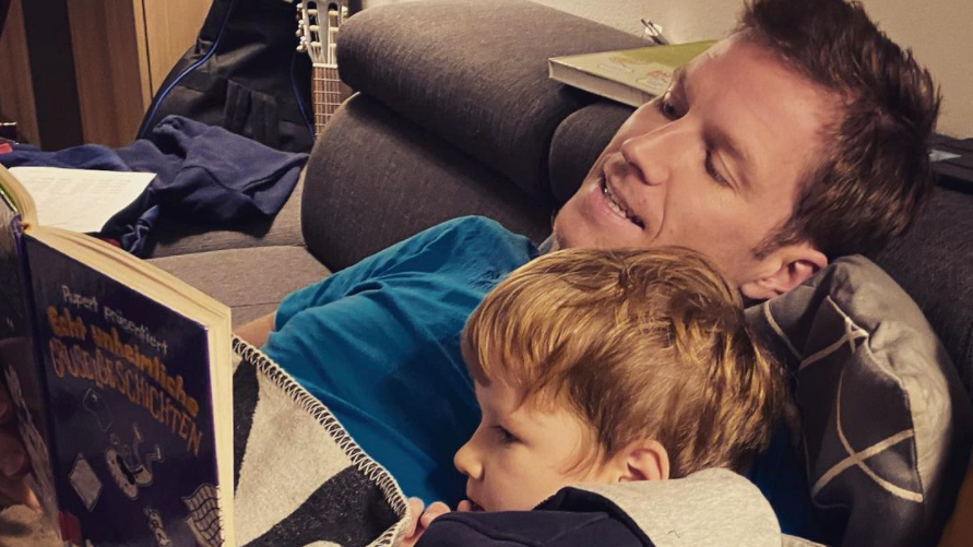 Florian Danner mit Sohn Noah