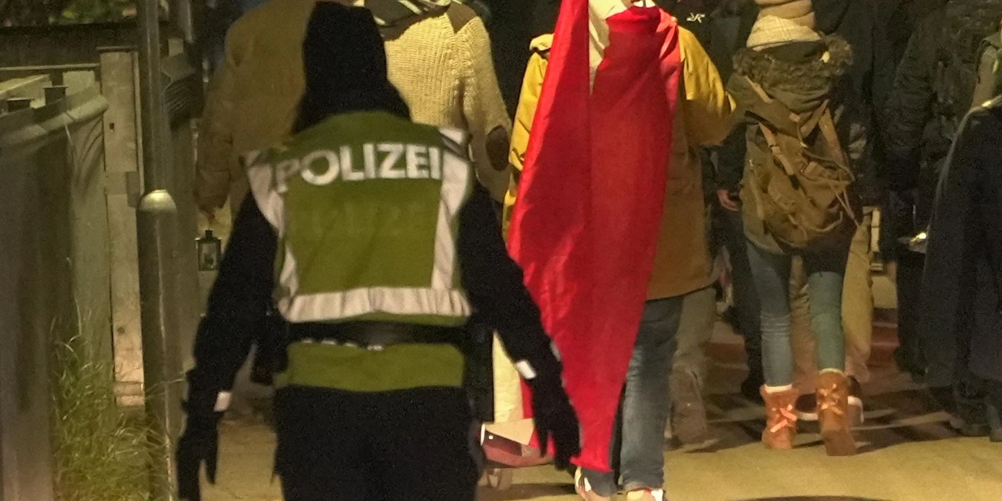 Der Fackelmarsch war gut besucht.