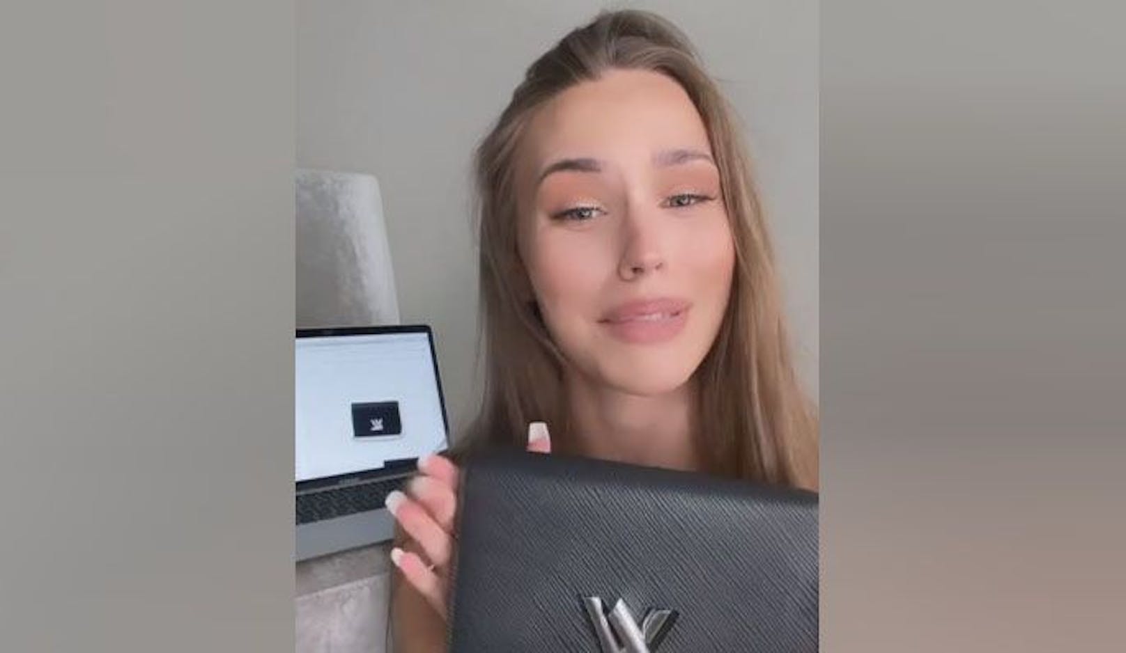 Laura Müller verkauft ihre Luxus-Taschen.