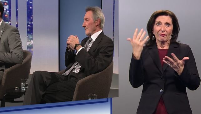 Gebärdendolmetscherin