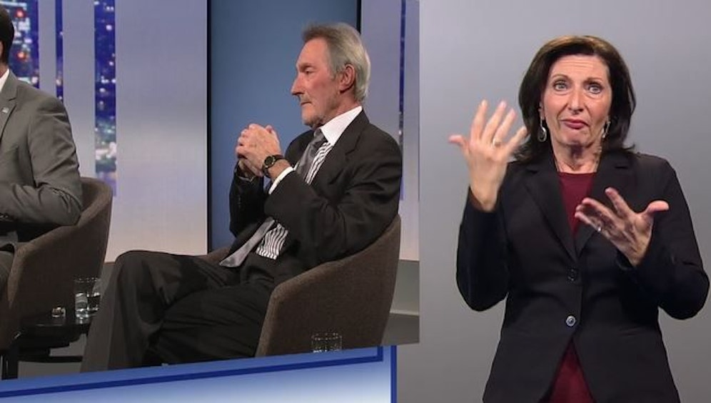 Die ORF-Gebärdendolmetscherin sprach wohl vielen Zuschauern aus dem Herzen.