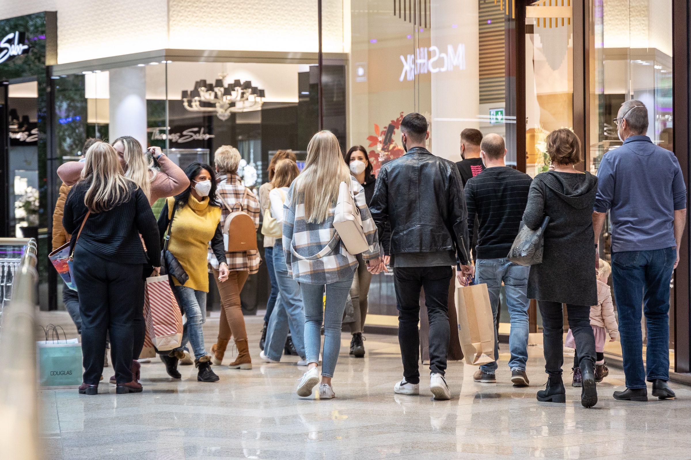 Seit Montag dürfen Ungeimpfte auch nicht mehr im Einkaufscenter shoppen.