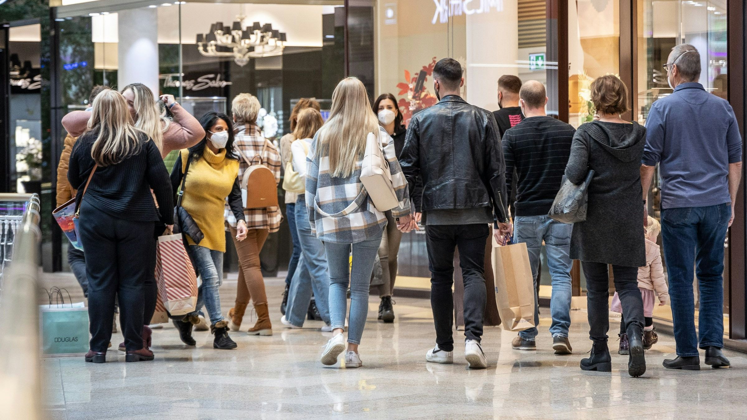 Seit Montag dürfen Ungeimpfte auch nicht mehr im Einkaufscenter shoppen.
