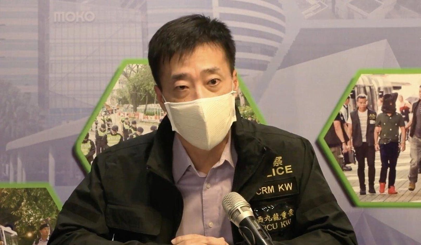 Sie lockten den Mann dazu in ein Industriegebiet, erklärt Alan Chung von der Hongkonger Polizei.