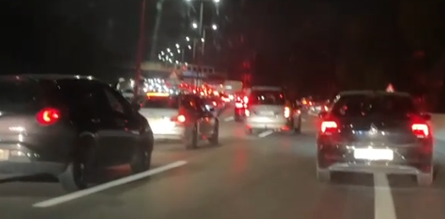 Beim Knoten Prater krachte es, der Stau zog sich kilometerweit.