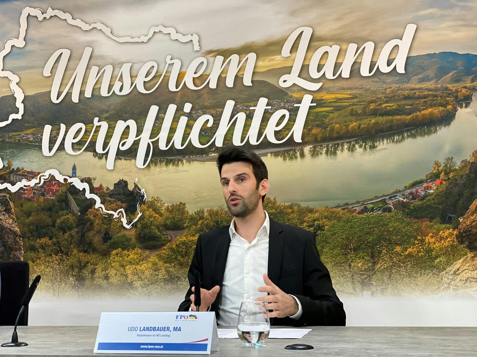 FPNÖ-Landesparteiobmann Udo Landbauer