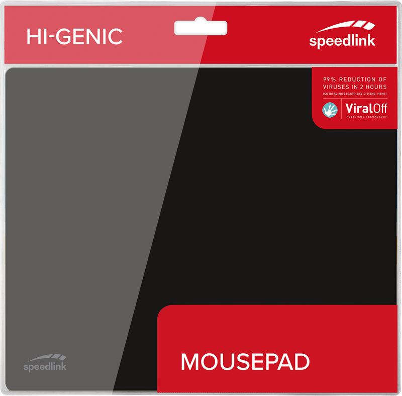 Neues Mauspad HI-GENIC von Speedlink mit Polygiene ViralOff soll für hygienischen Schutz beim Gaming sorgen.