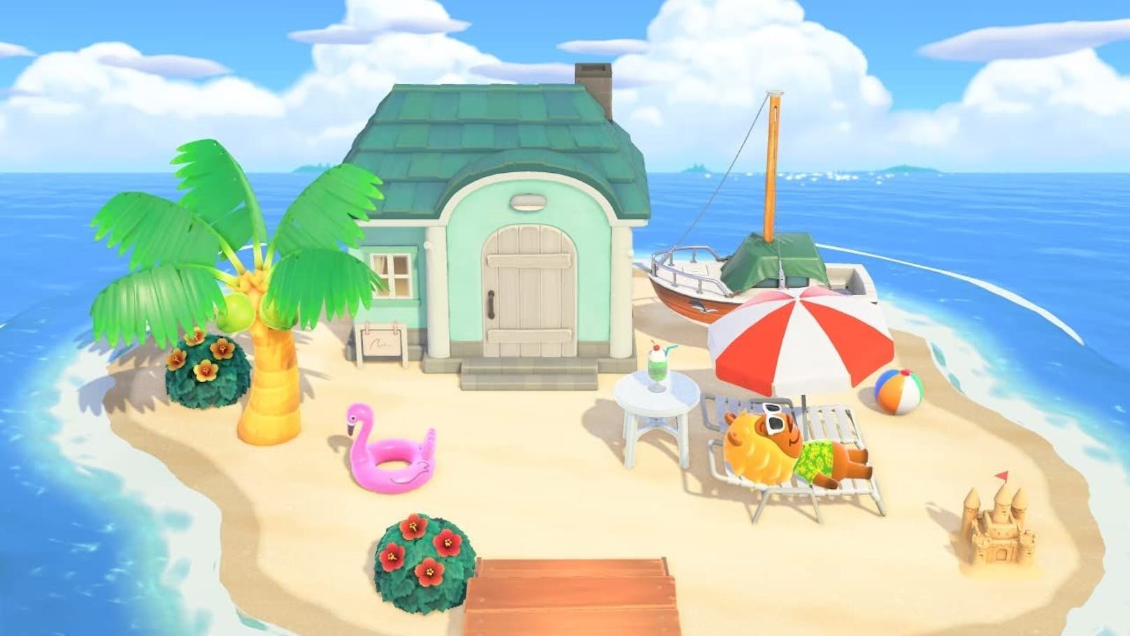 Langsam wird der Name überlang: "Animal Crossing: New Horizons - Happy Home Paradise" nennt sich das neue Spielpaket, denn das Hauptspiel hat durch eine Erweiterung Zuwachs bekommen.&nbsp;