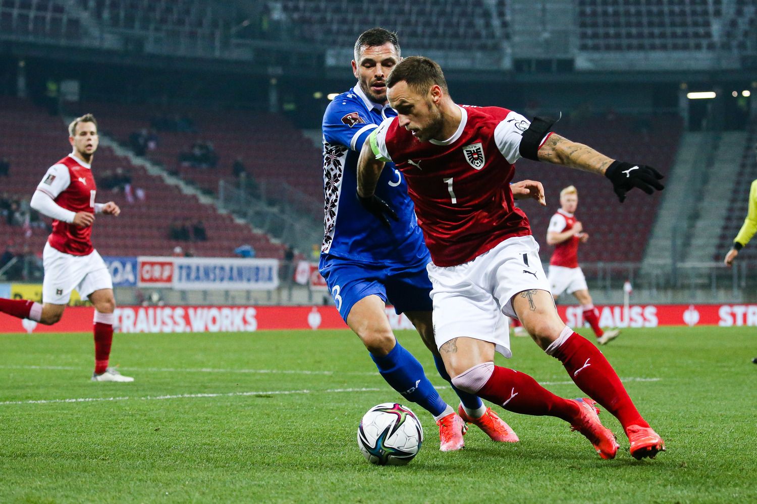 Marko Arnautovic war für Moldawien nicht zu stoppen.