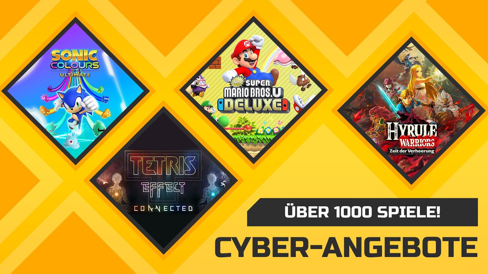 Cyber Deals im Nintendo eShop: Über 1.000 Nintendo Switch-Spiele im Angebot.