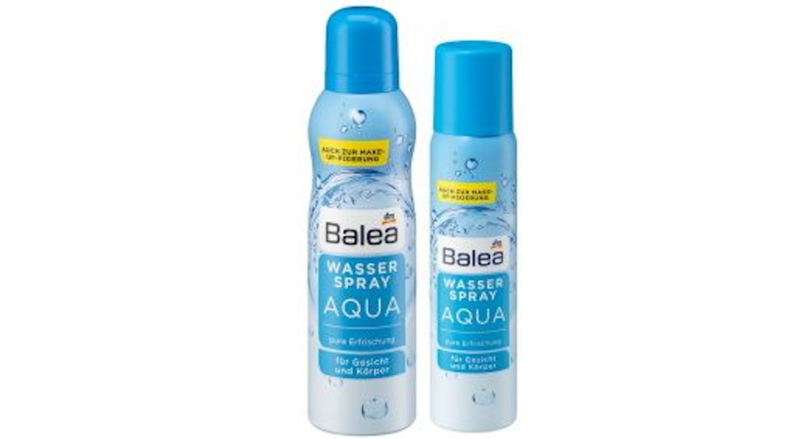 Balea Wasserspray AQUA (150 ml und 75 ml)