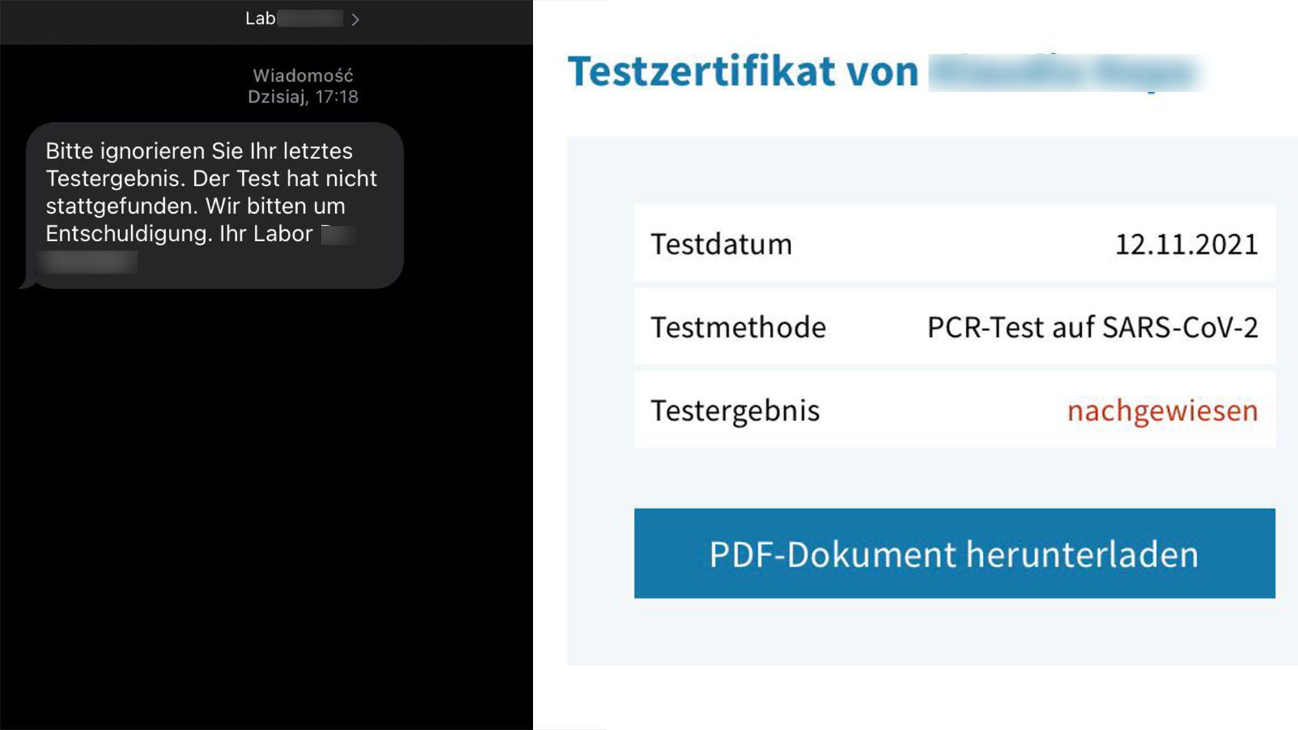 Nachgewiesenes Corona? 