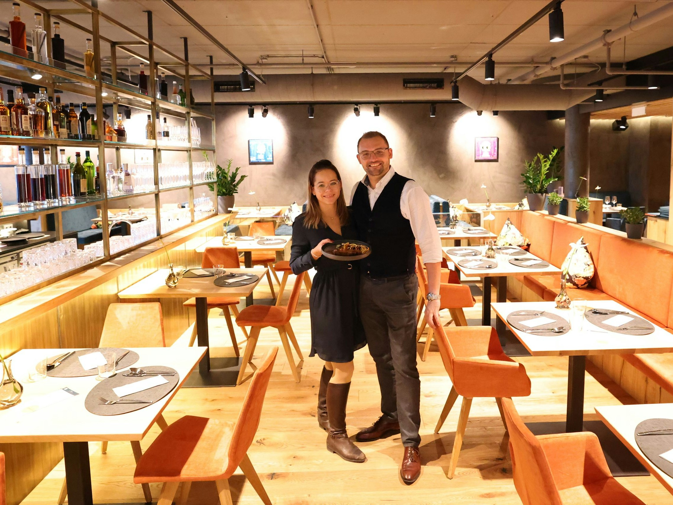 Das „Schakko“ im Triiiple Tower in Wien-Landstraße bietet österreichische Küche auf hohem Nievau.