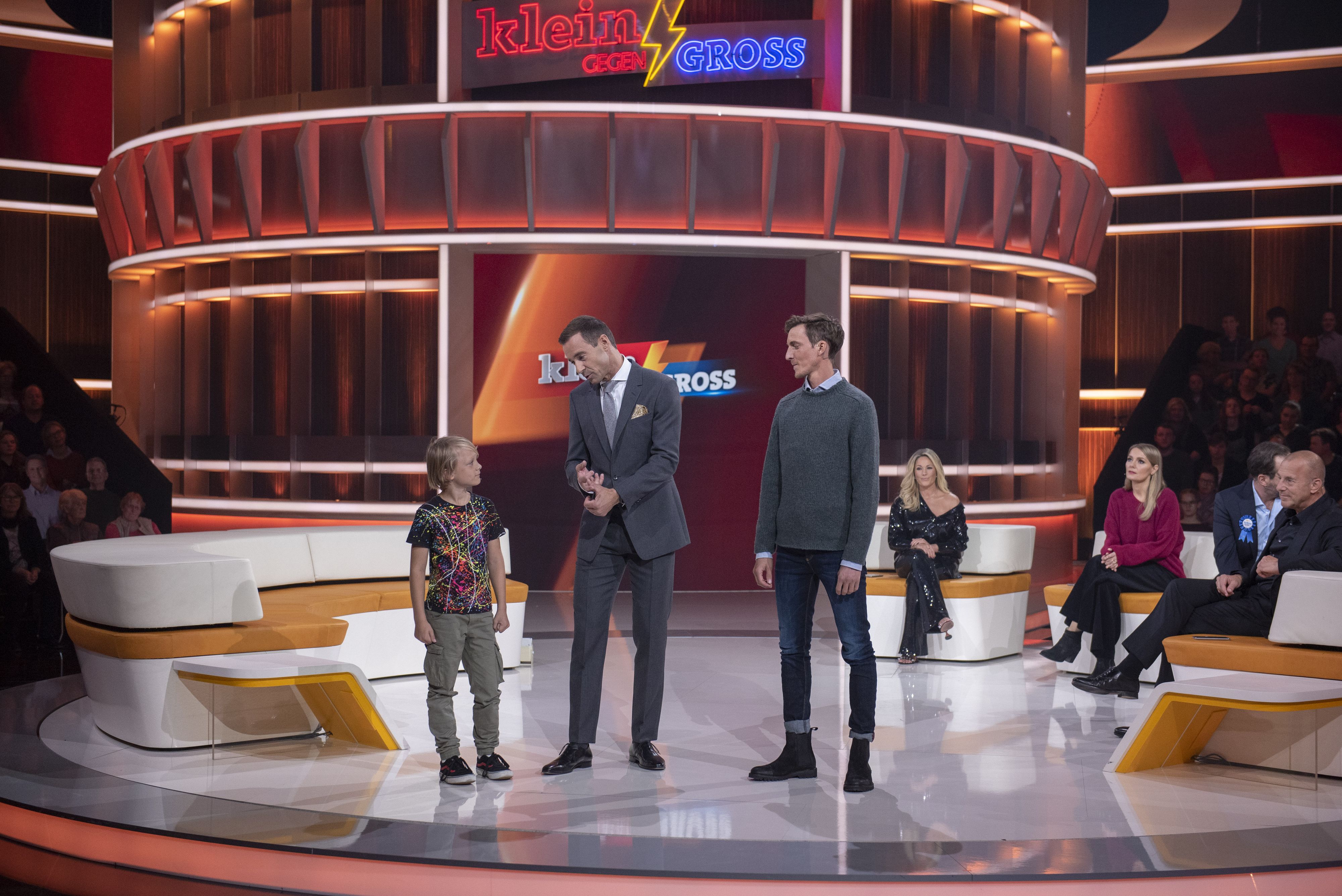 Das „Koordinations-Duell“: Laurin (10) gegen Gregor Schlierenzauer