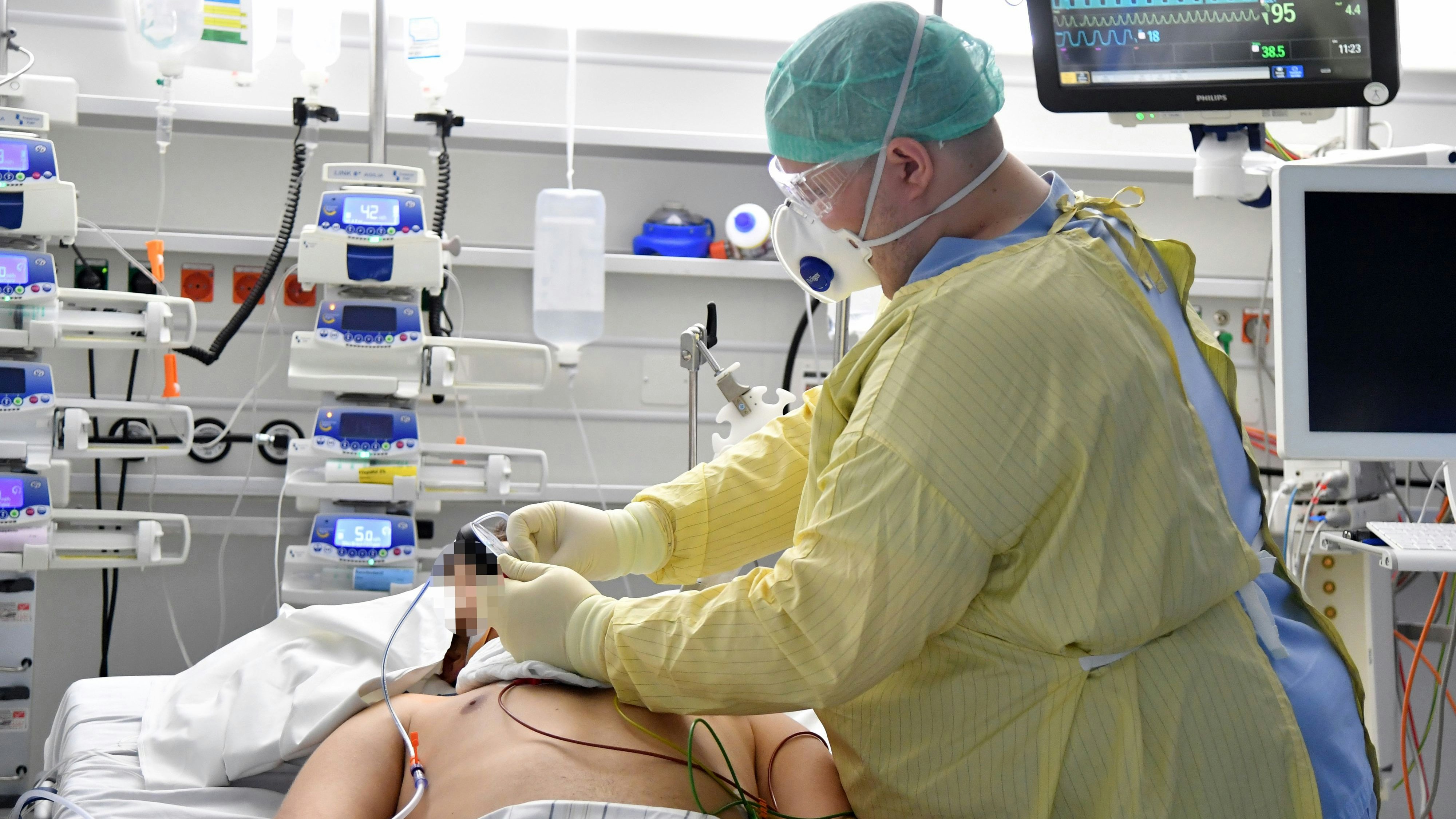 Corona-Intensivstation in Salzburg