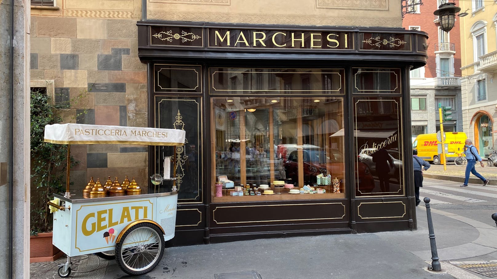 Seit 1824 residiert die <strong>Pasticceria Marchesi </strong>im selben Haus in der Santa Maria alla Porta in Mailand.