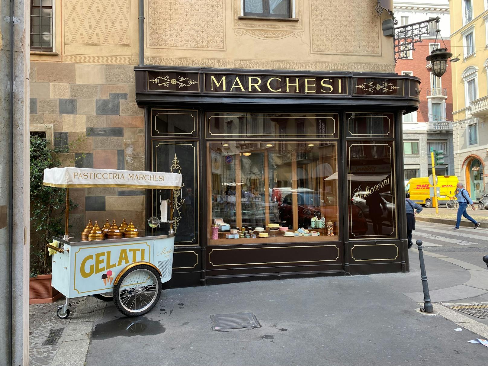 Seit 1824 residiert die <strong>Pasticceria Marchesi </strong>im selben Haus in der Santa Maria alla Porta in Mailand.