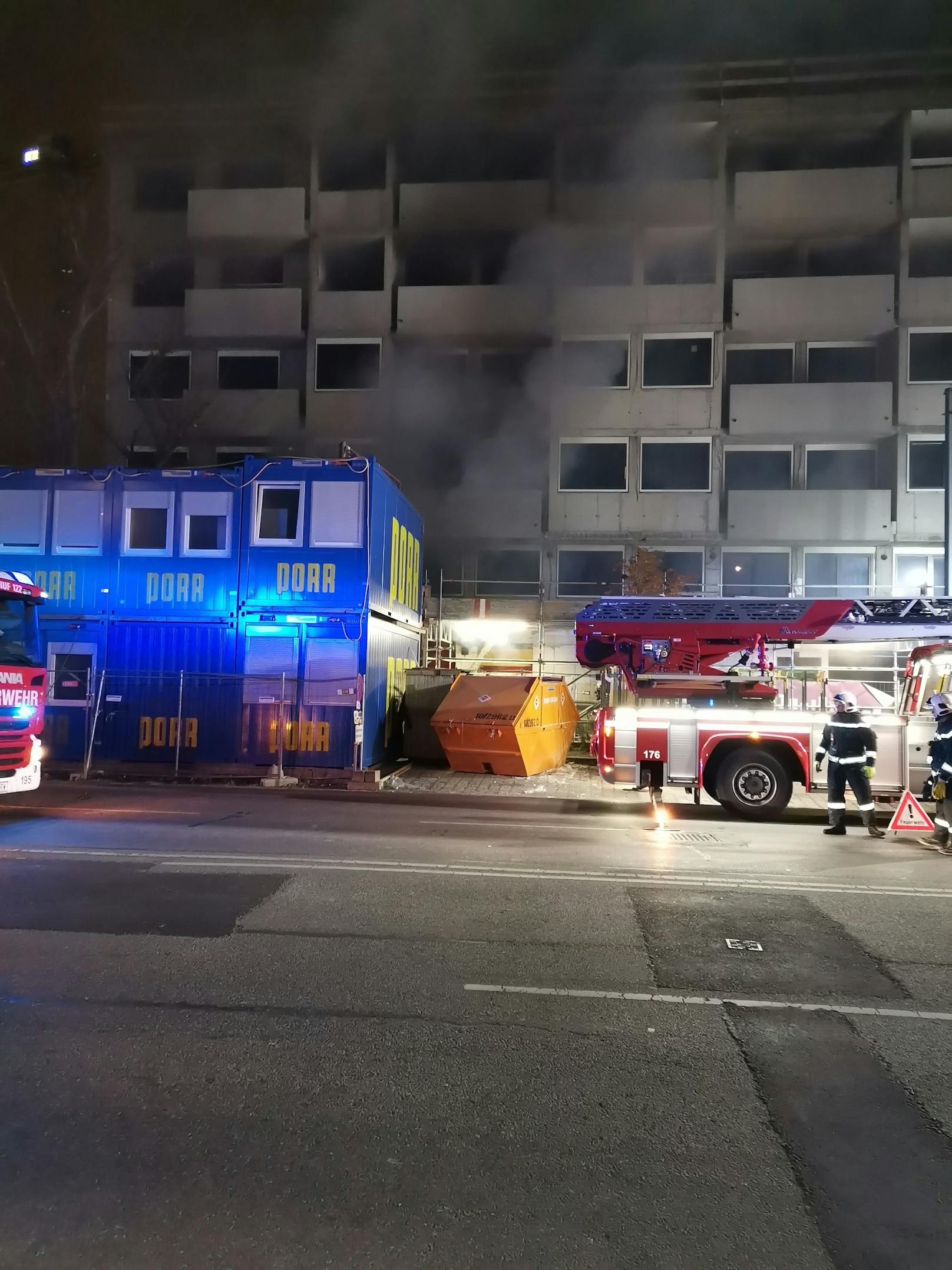 Feuerwehr-Einsatz am Mittwochabend in der Brigittenau 