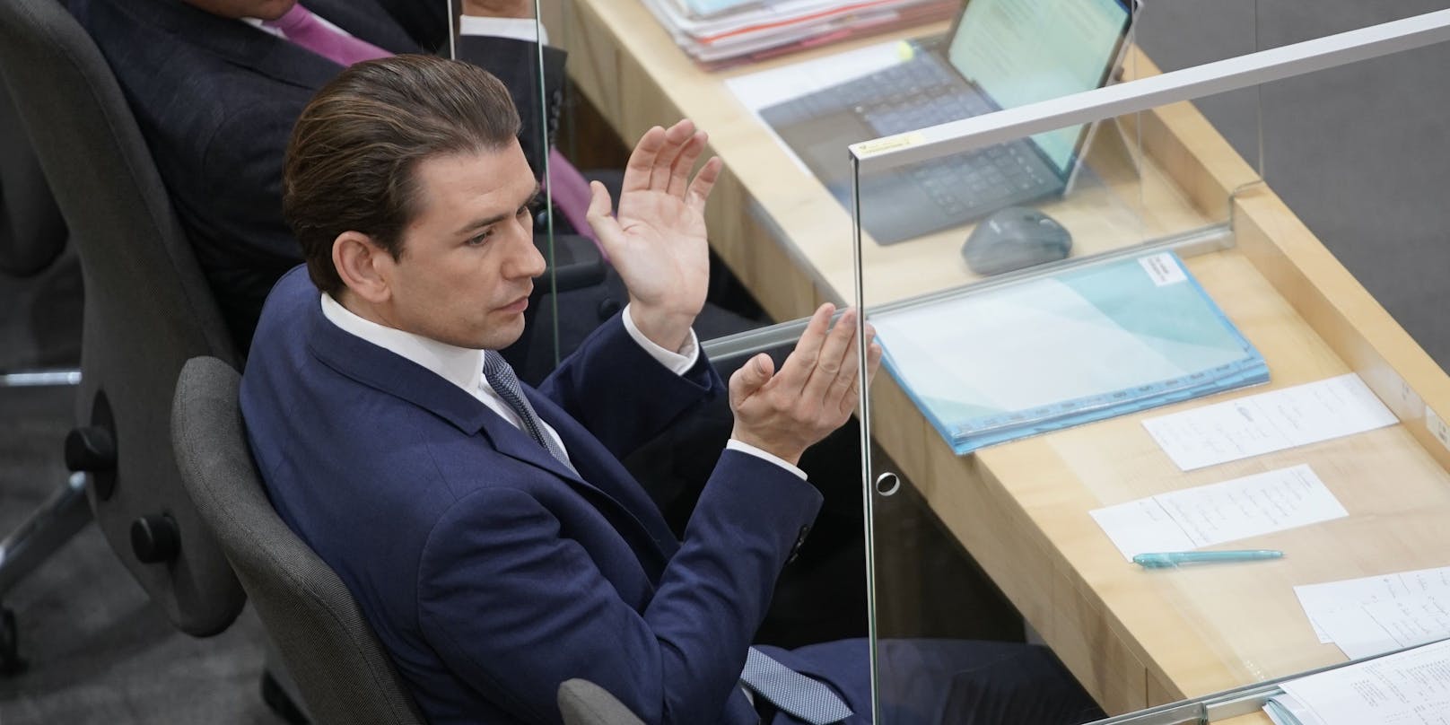 Sebastian Kurz am 16. November im Nationalrat.