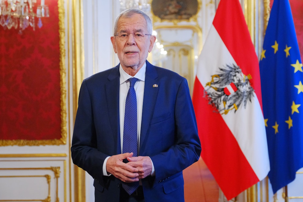 Bundespräsidenten Alexander Van der Bellen wendet sich in einer Rede an die Nation. (Archivbild)