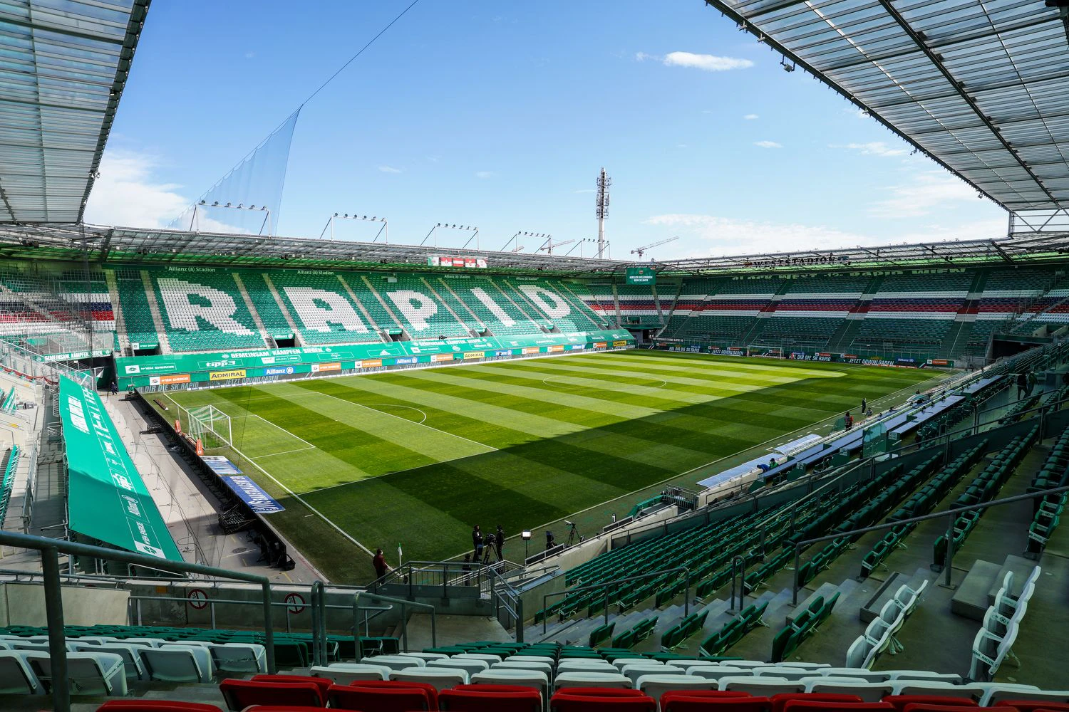 Das Allianz Stadion in Hütteldorf