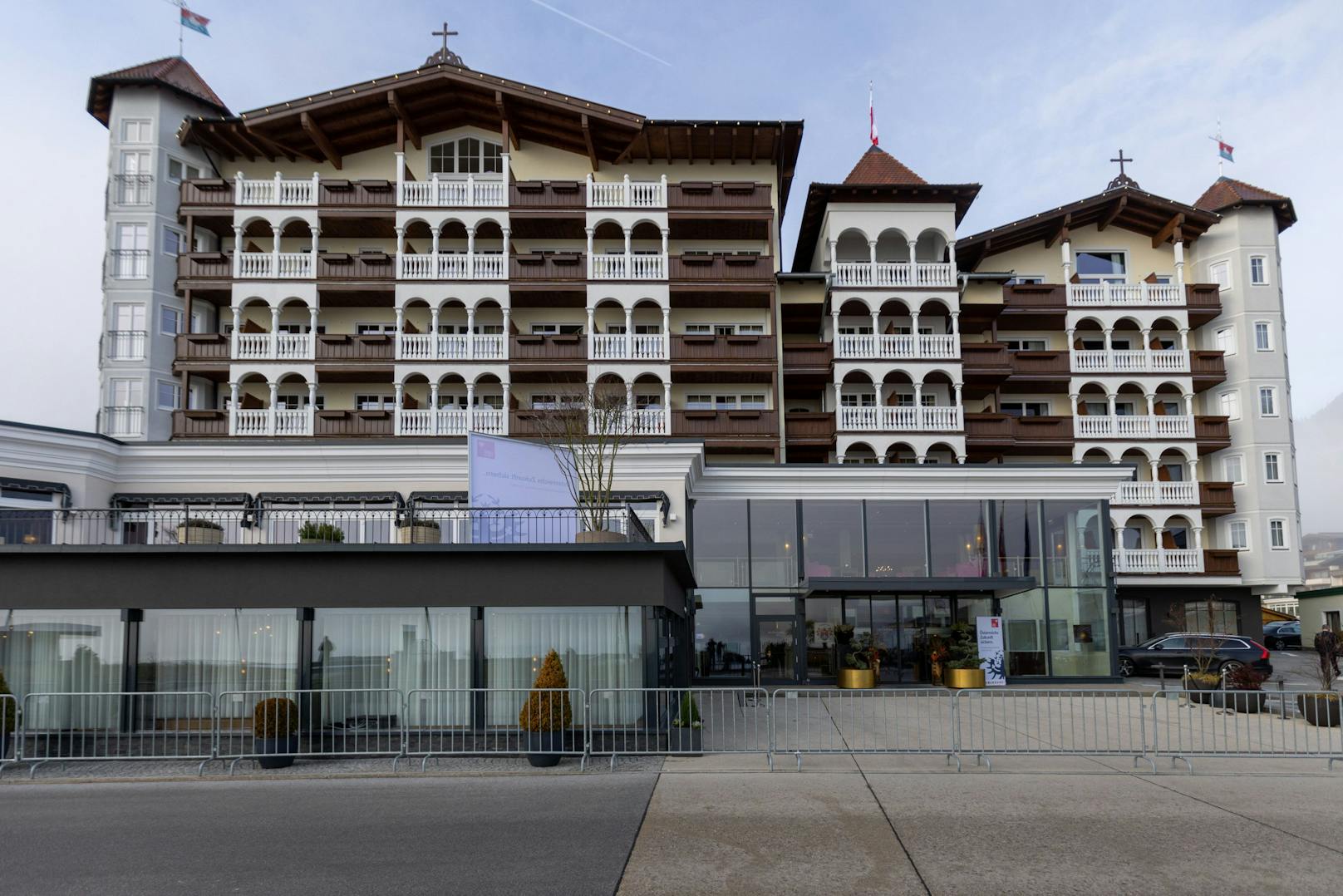 In diesem Hotel im Tiroler Ort Pertisau berieten die Landeskaiser und Regierung in ihrer schicksalshaften Sitzung über den Lockdown.