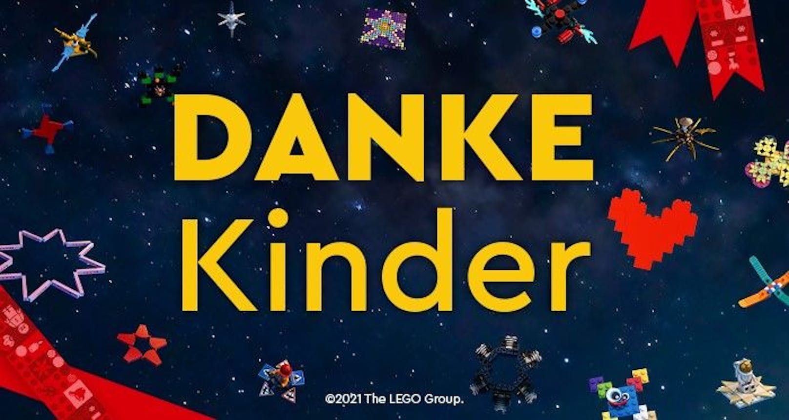 Um Kindern Danke zu sagen für das Durchhaltevermögen und die Kreativität, setzt die LEGO GmbH eine besondere Aktion um.