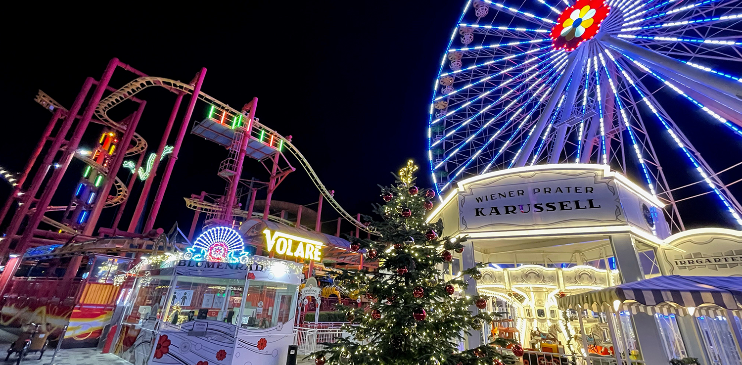 Auch der Wiener Prater macht im Lockdown eine Zwangspause.