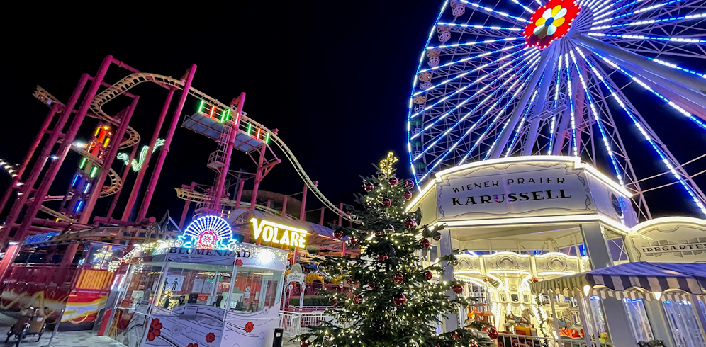 Auch der Wiener Prater macht im Lockdown eine Zwangspause.