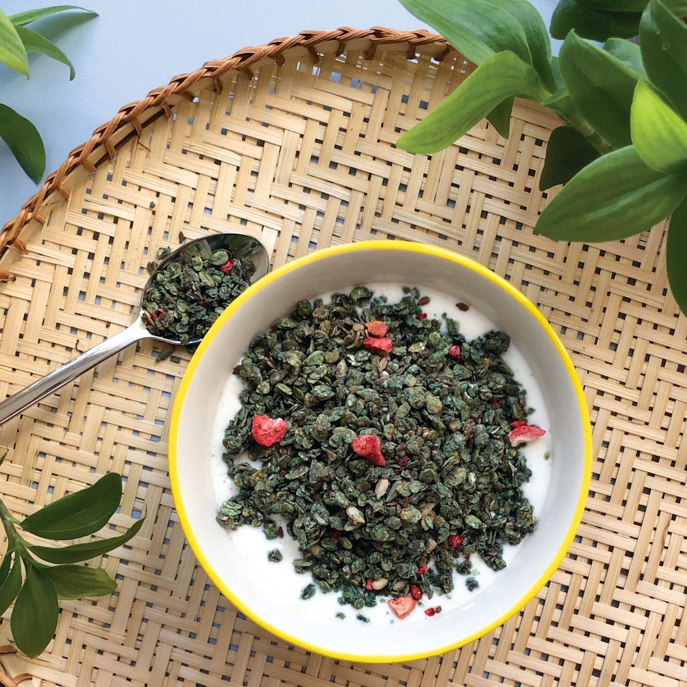 Das Spirulix-Müsli ist voller Eisen, Magnesium & Co.