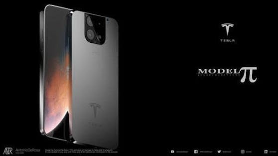 Entwürfe des Designers Antonio De Rosa zeigen, wie das Tesla-Handy aussehen könnte.