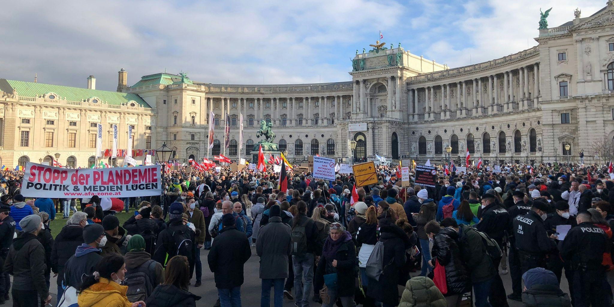 Corona-Demo Wien