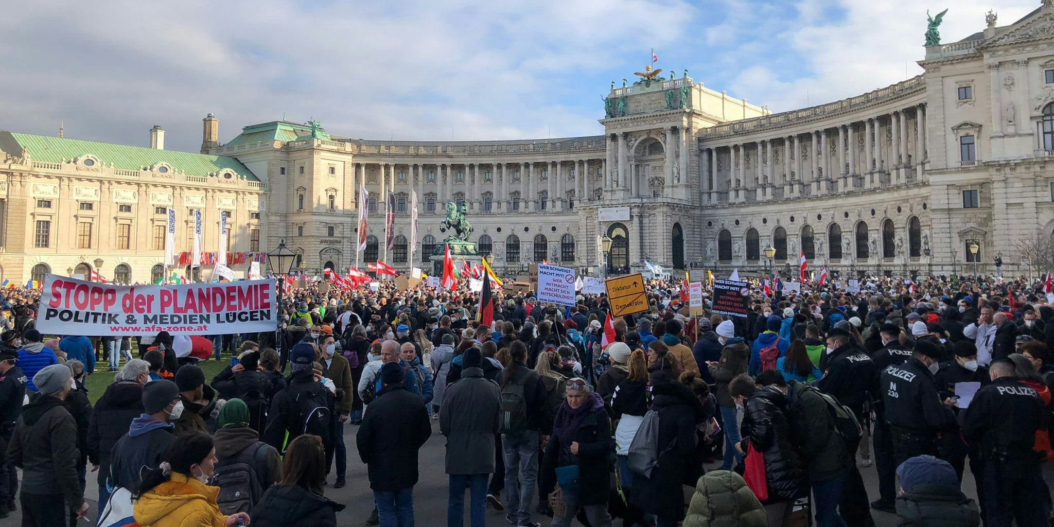 Corona-Demo Wien