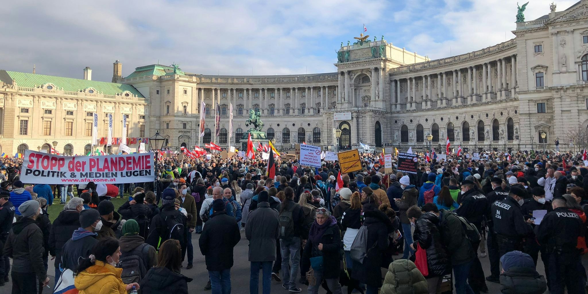 Corona-Demo Wien