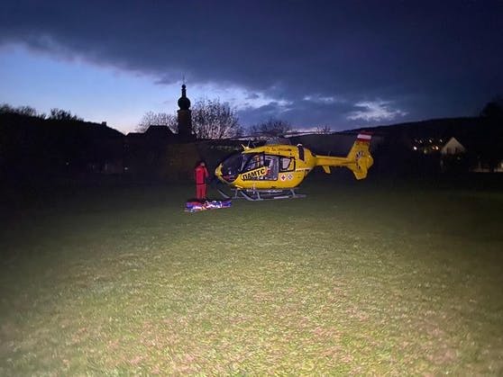 Die Frau wurde ins Spital geflogen.