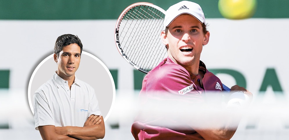 Thiem mit neuem Physio Costa: 