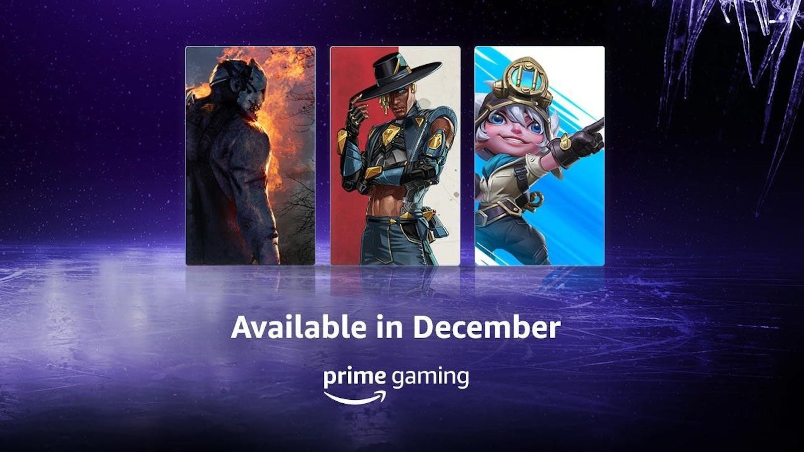 Prime Gaming stellt Angebote im Dezember 2021 vor.