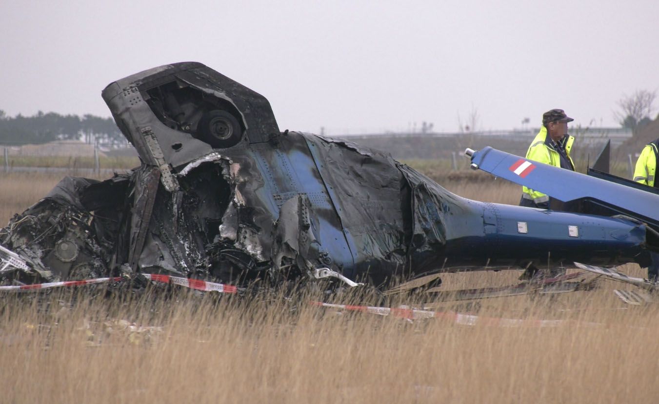 Hubschrauberabsturz Wiener Neustadt