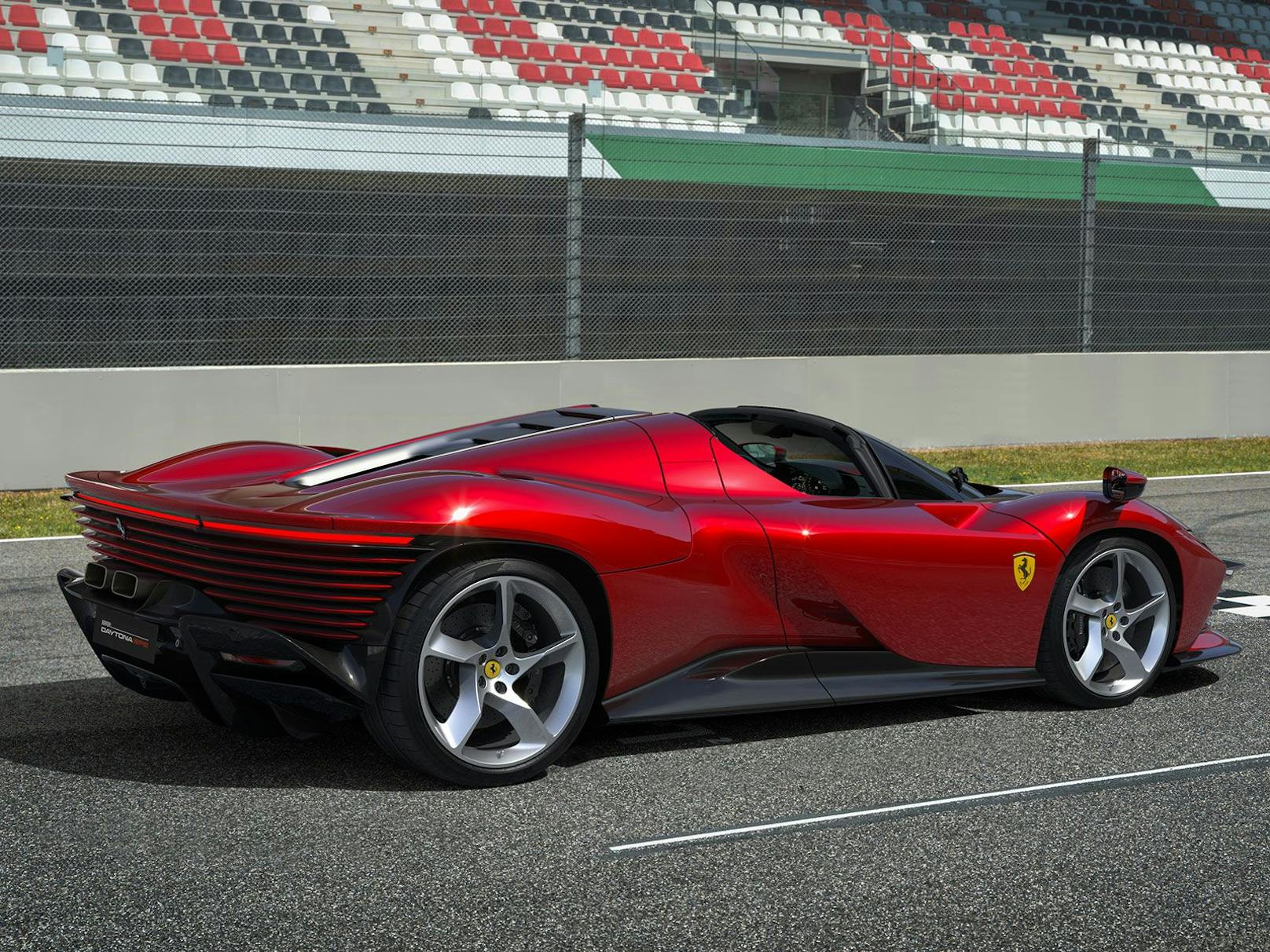 Markante Heckgestaltung beim Ferrari Daytona SP3
