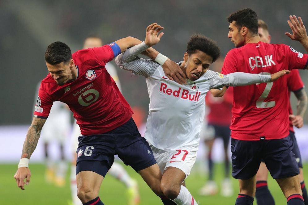 Karim Adeyemi gegen Lille. 