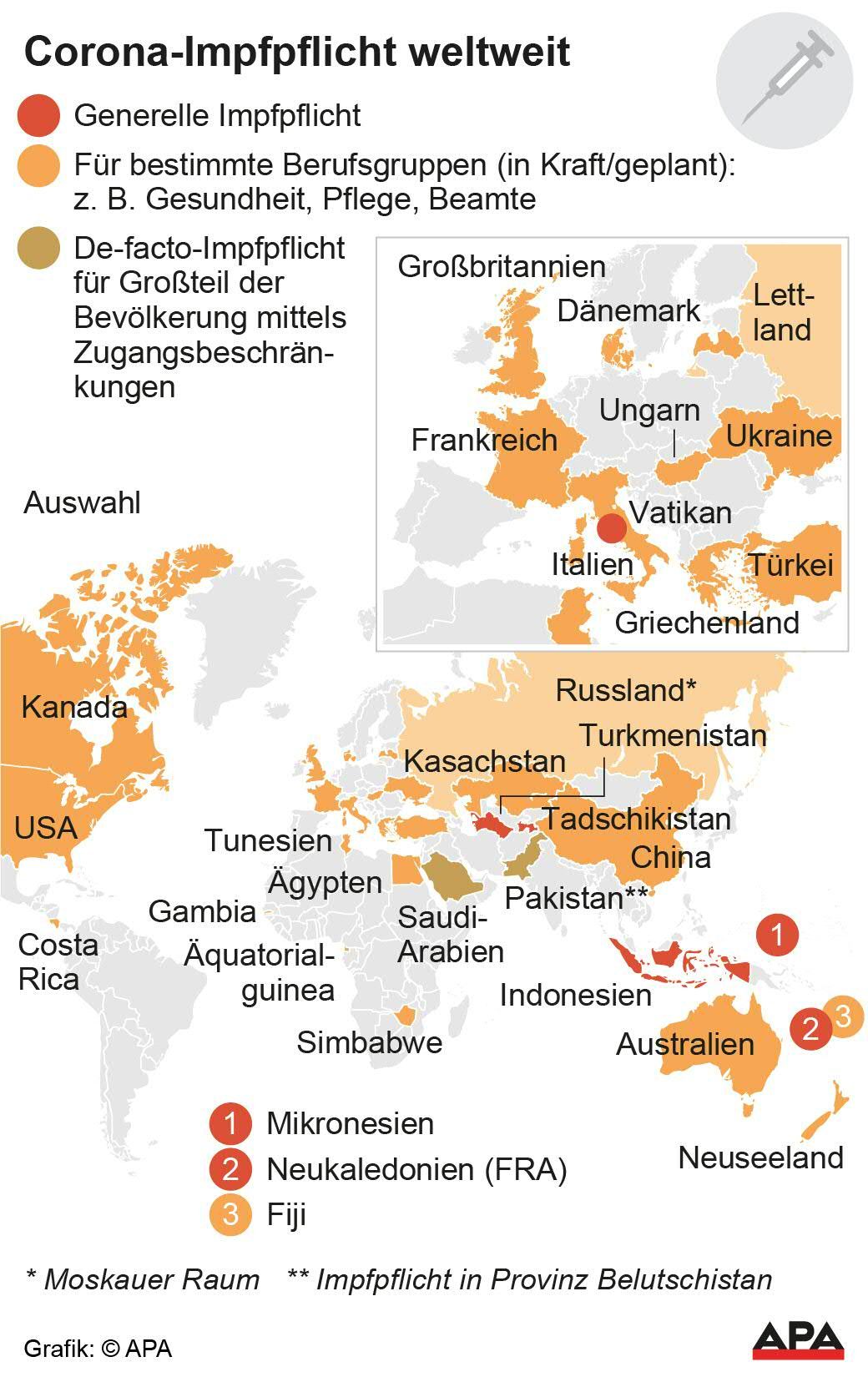 Impfpflicht - sie soll im nächsten Jahr auch in Österreich kommen.