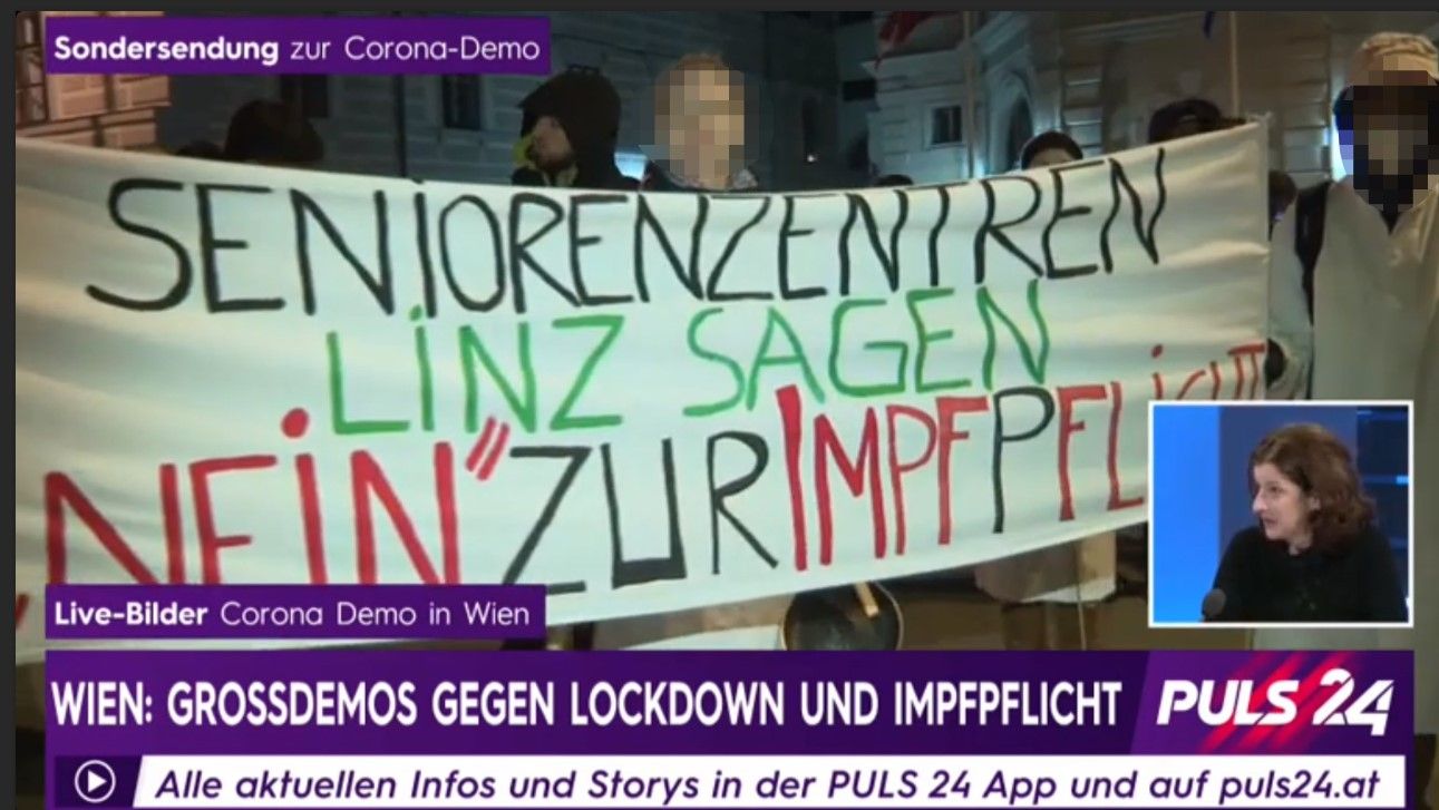 Um dieses Plakat geht es. Die Mitarbeiterinnen wurden nun gekündigt.