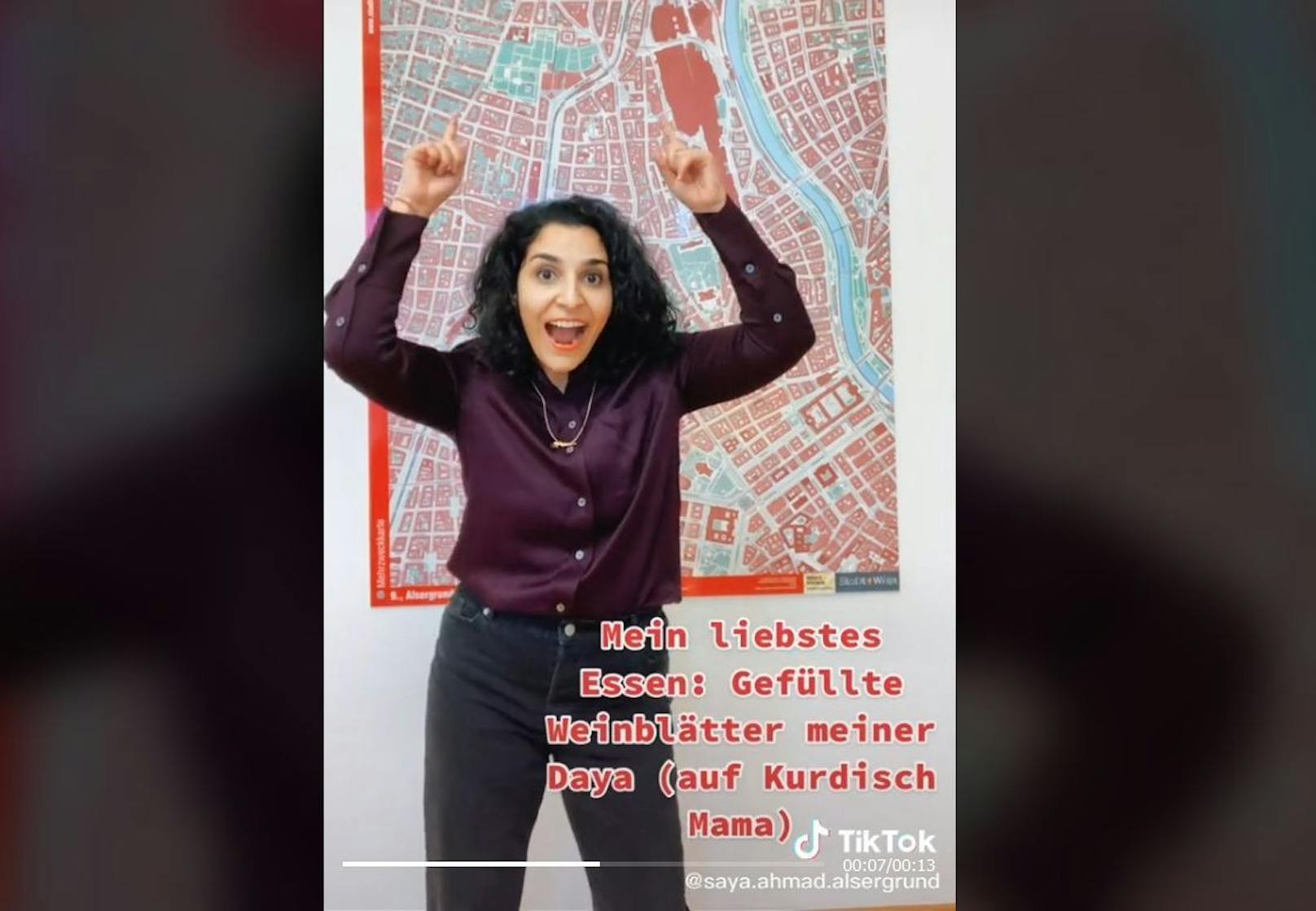 Bezirksvorsteherin Saya Ahmad (9. Bezirk) hat kürzlich ihr Debüt auf TikTok gegeben. Sie ist die erste Wiener Bezirkschefin, die die Plattform auch beruflich nutzt.