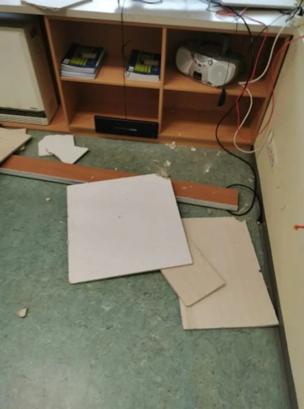 Garnische stürzte in Klasse ab.
