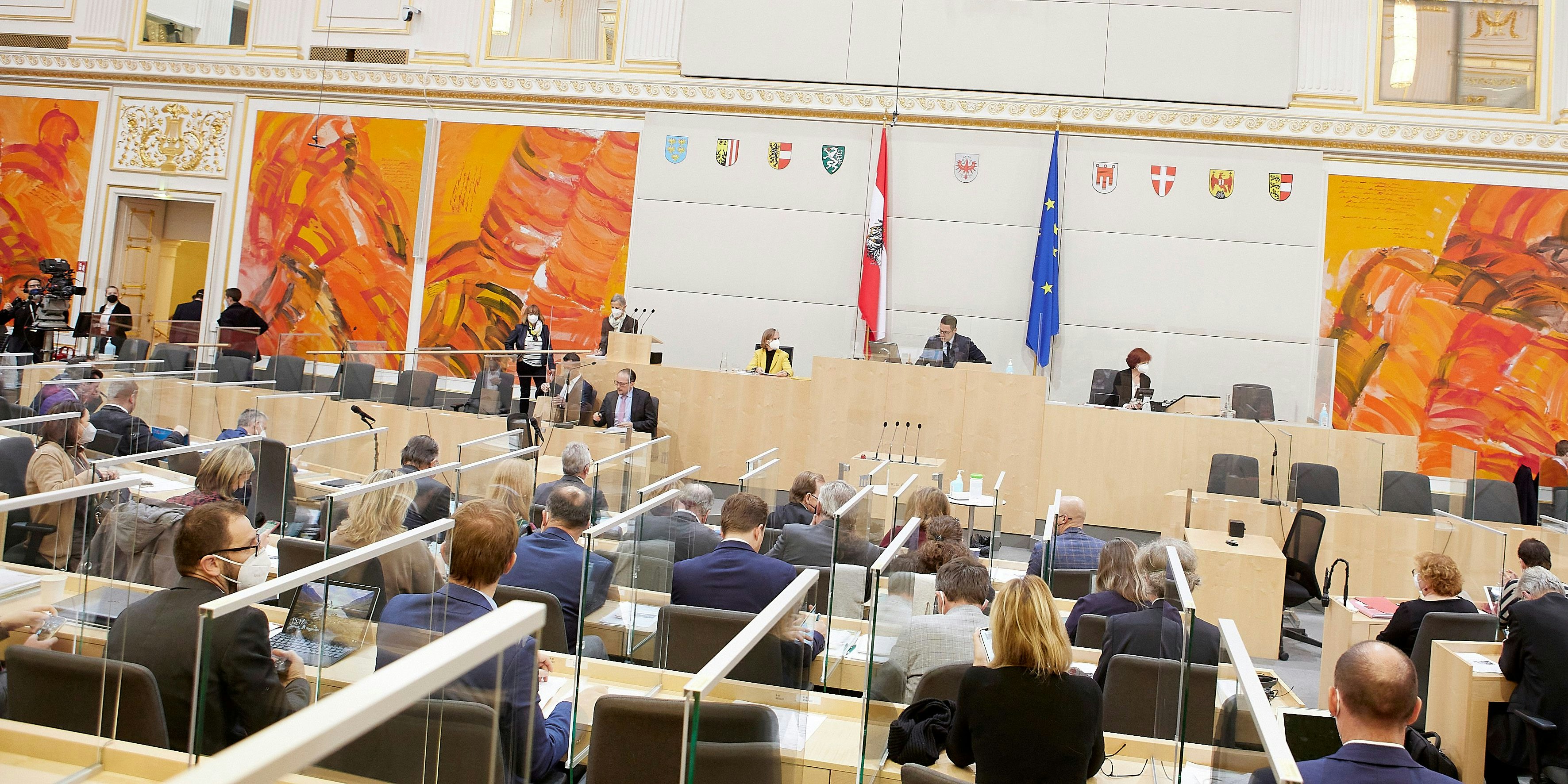 Die 933. Sitzung des Bundesrates stand eigentlich im Zeichen der Dringlichen Anfragen and den Bundeskanzler und an den Gesundheitsminister.